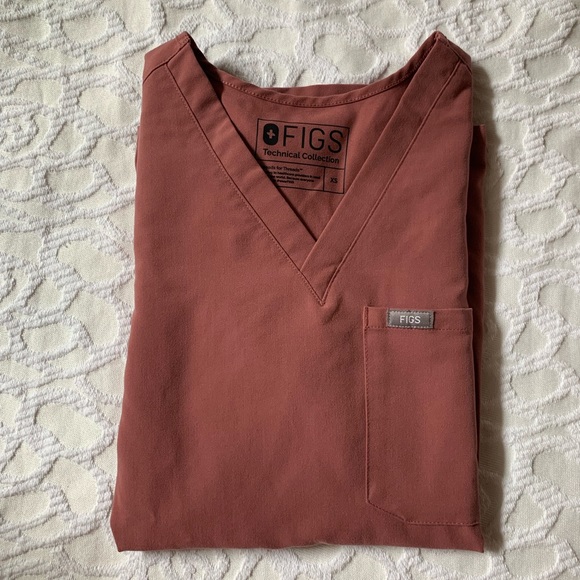 Figs Tops - Mauve Figs Catarina top